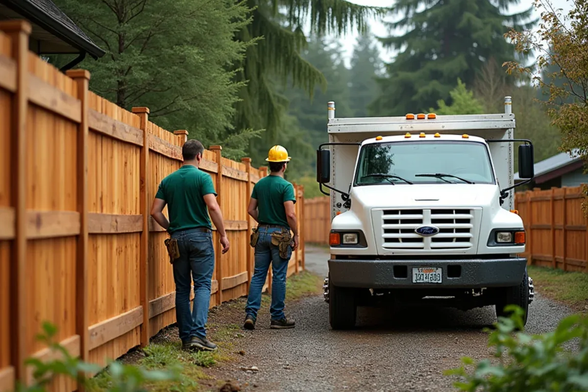 Exterior remodel and new fence combined on a Lakewood, WA property
